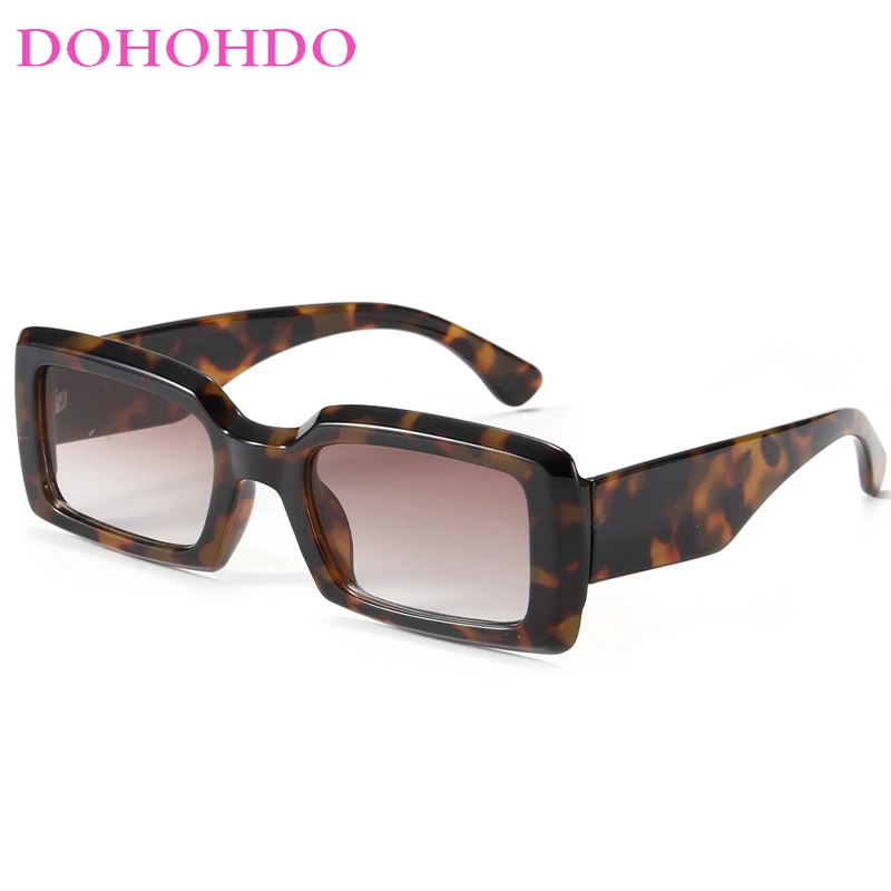 

DOHOHDO Rectangle Women's Sunglasses 2024 Brand Designer UV400 Men's Sun Glasses High Quality Eyewear Shades Lentes de sol mujer