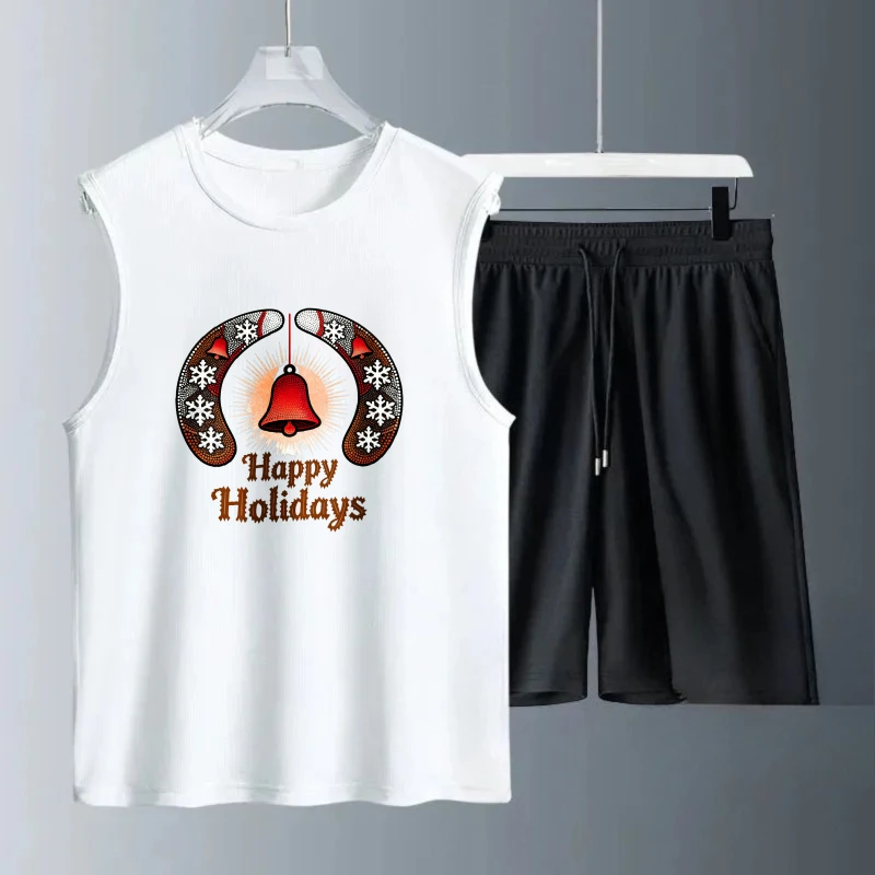 

Мужские комплекты майки, дышащие футбольные летние модные мужские комплекты из полиэстера с короткими рукавами + шорты, мужская одежда