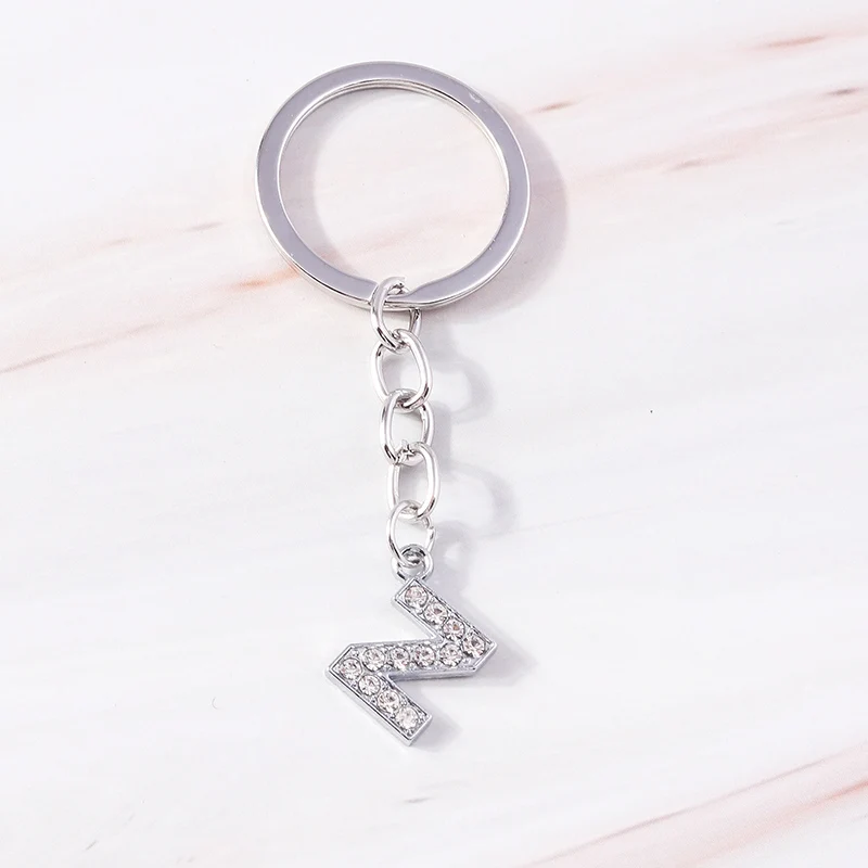 Niedliche Kristall-Schlüsselanhänger mit 26 Buchstaben A-Z als Auto-Schlüsselanhänger, Souvenir-Geschenke für Frauen und Männer, Handtaschenanhänger, Schlüsselringe, DIY-Zubehör – Detail 29