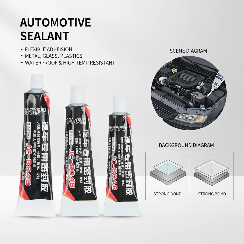30/50/100ml Car Windshield Sealant Black High Temperature Window Sealant Glue Waterproof Sealing Glue for Car Body Repair