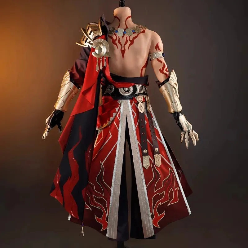 Anime Mydei Cosplay Costume Wig Honkai Star Rail Mydeimos Uniform Earrings Tattoo Stickers Halloween Party for Women Men Props