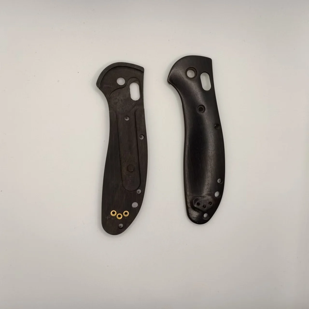 

1 Pair Black Sandalwood Grip Handle Scales For Benchmade Griptilian 551 Knives