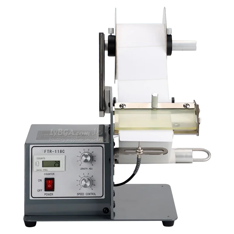 Automatic Label Peeling Machine Peeling  Sealing Sticker Stripping Width 5-320mm With Counting Function
