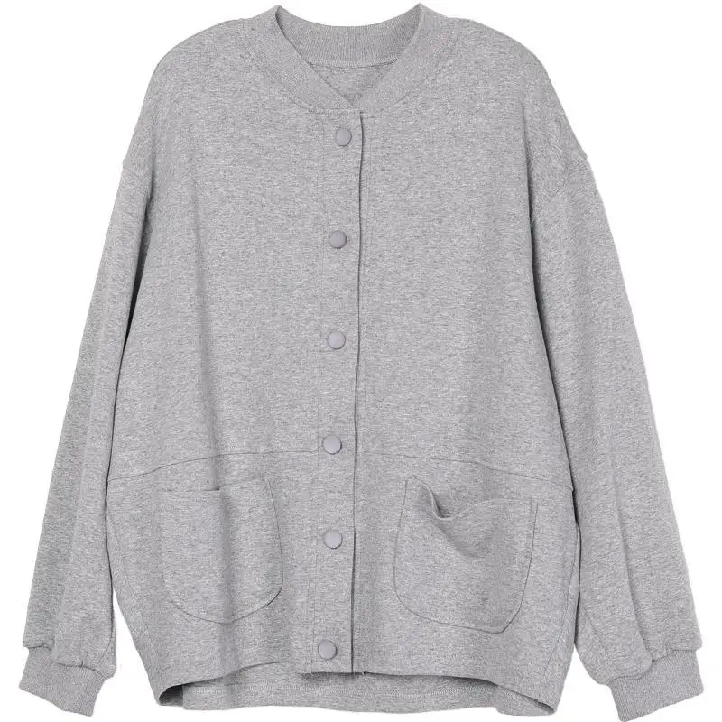 بلوزات نسائية ملابس قطيفة أسهل مباراة مخملية خارجية أمريكية طويلة الأكمام فضفاضة طالب الترفيه الوردي الجمالي