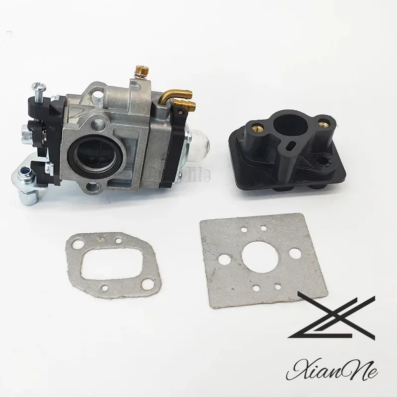 Carburador Junta Intake Manifold Kit, Filtro de Mangueira de Combustível, Ajuste para Cortador de Escova, Aparador, 43cc, 52cc, 40-5, BC430, CG430, 15mm, Peças De Reposição