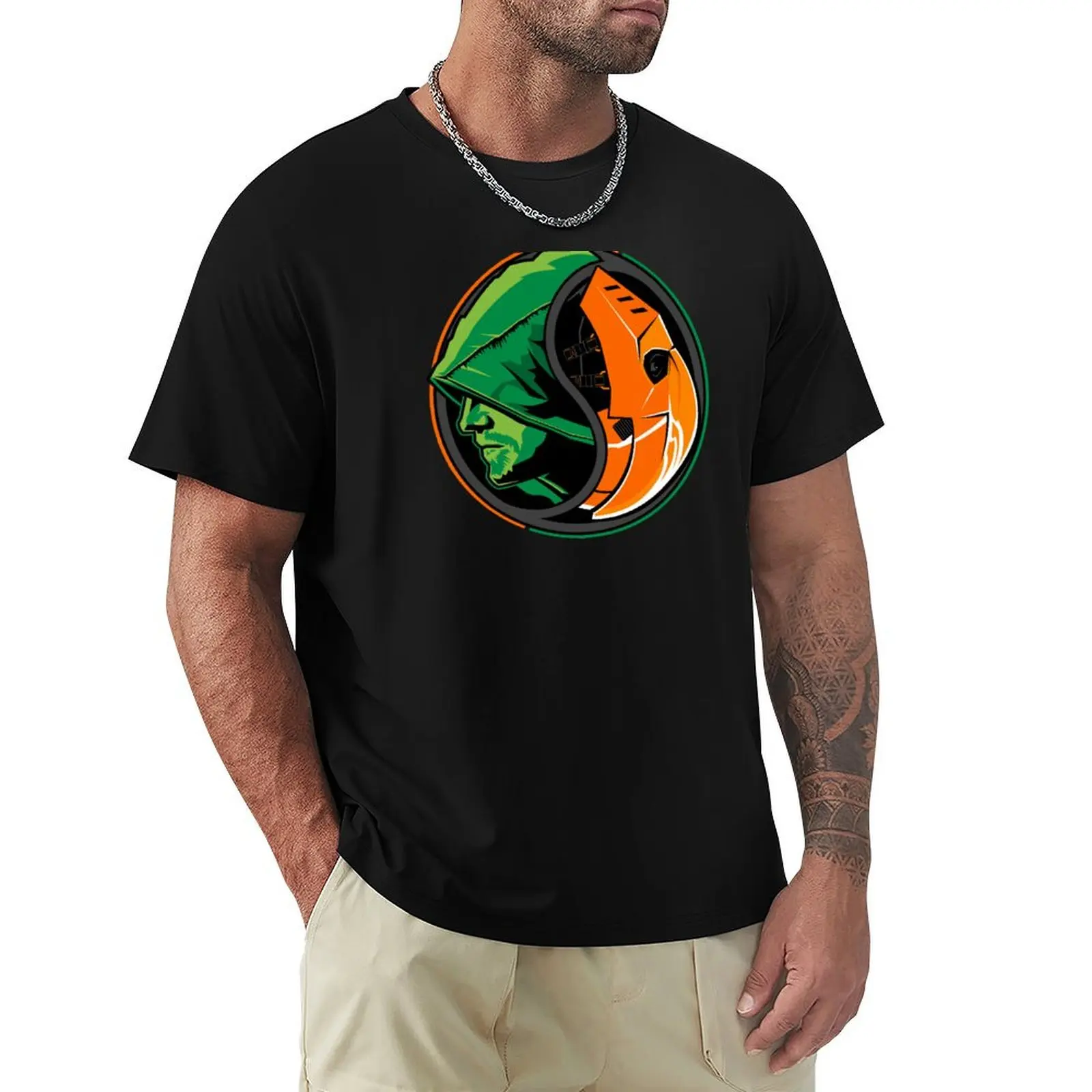 Arrow Slade Yin Yang T-Shirt man t shirt summer T-Shirt