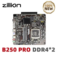 Zillion B250 PRO Mini ITX Motherboard LGA 1151 Dual Channel DDR4 Support Core i3/i5/i7 CPU Discrete Graphics Card Slot Brand New