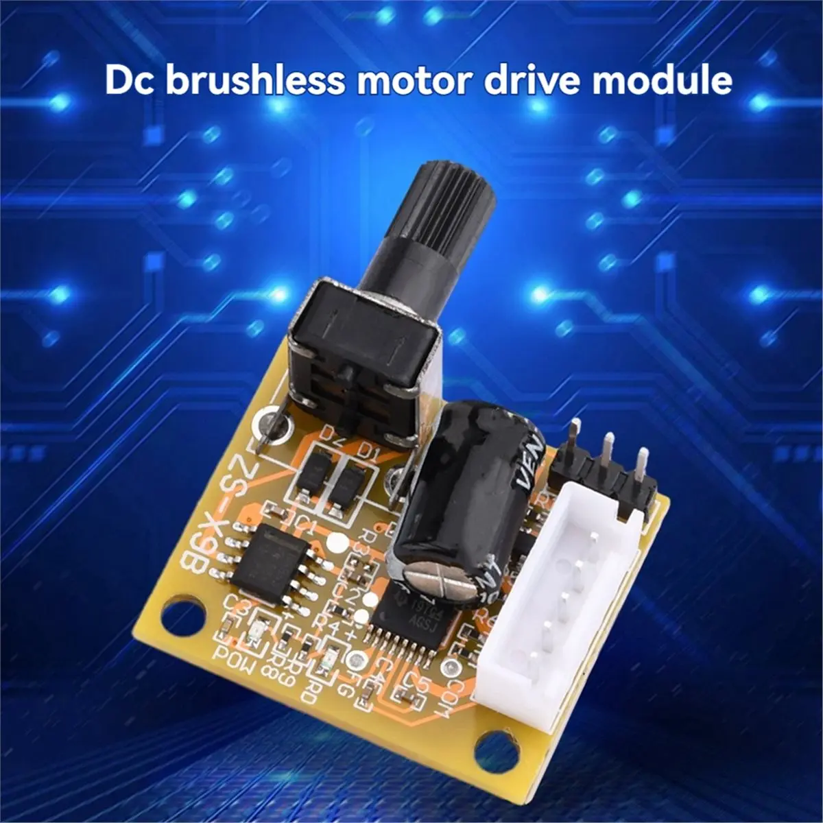 A72Z 3-Phase Brushless DC Motor Drive Module 5V-12V 15W Motor Speed Controller Module Brushless Inverter