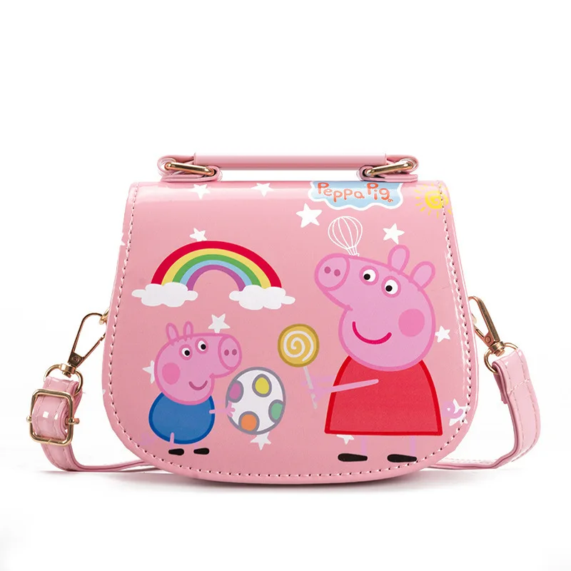 New Peppa Pig Toy Bag Children Girl Messenger Bag George Cute Little Girl Baby Shoulder Handbag Backpack Children's Day Toy Gift