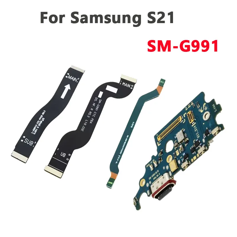 

USB Charge Port Jack Dock Connector Charging Board Signal LCD Main Motherboard Flex Cable For Samsung Galaxy S21 5G G991B G991U