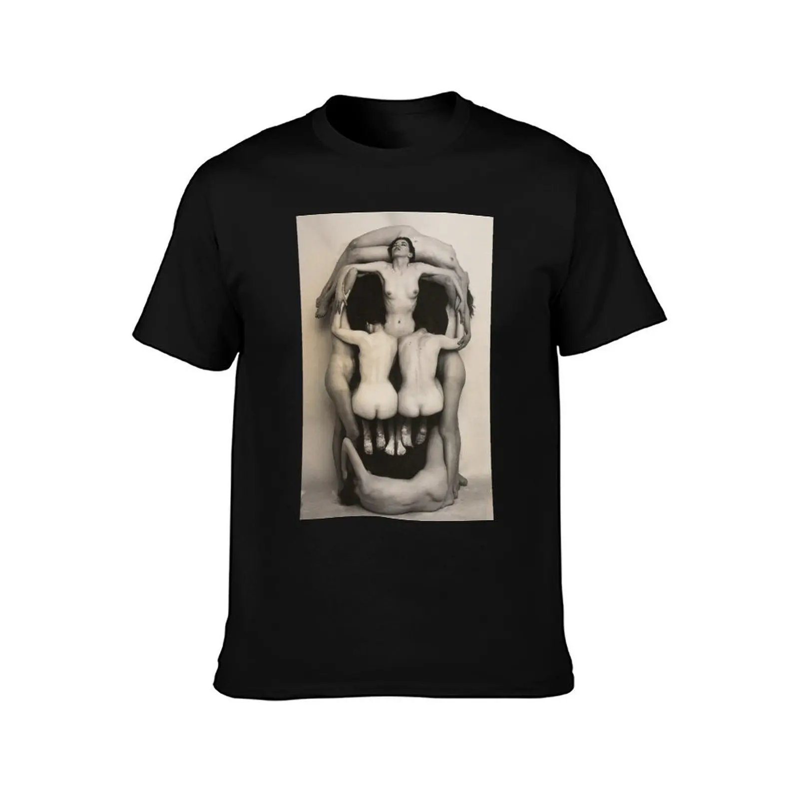 تي شيرت Dalí Skull تي شيرت رجالي برسوم جرافيك تي شيرت أنيمي تي شيرت