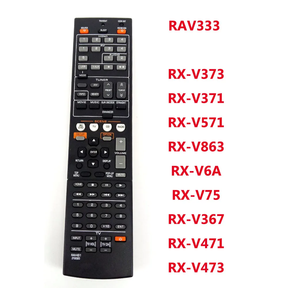 NEW Replacement Remote control For YAMAHA RAV491 ZF30320 for RAV494 HTR-4066 RX-V475 rx-v373 AV Receiver Radio Fernbedineung