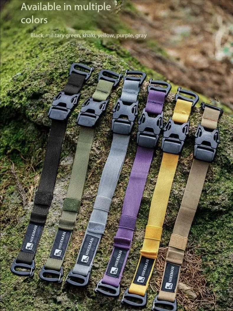 Outdoor backpack external straps, multifunctional adjustable hiking and travel tactical luggage expansion straps