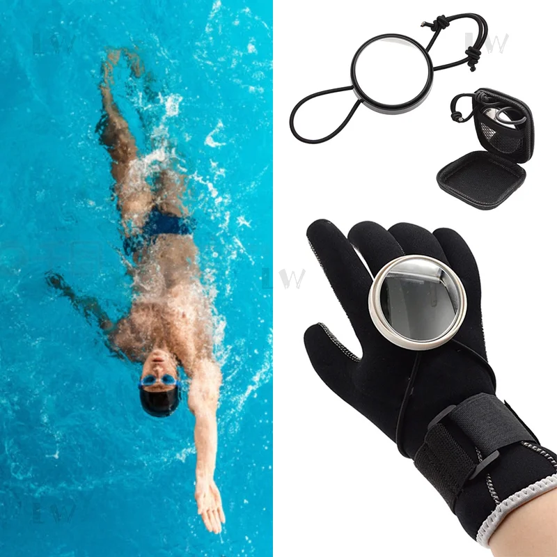 

Adjustable Wrist Strap Mirror Diving Mask Portable Wristband Diving Mirror Environmental Observation Tool Pool Accessories