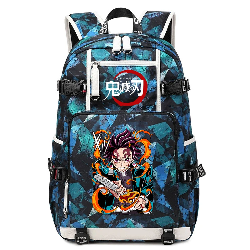 Demon Slayer Anime School Bag Large Capacity Lightweight Student Backpack for Kids Boys Girls Daily Use view 6