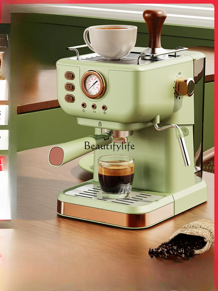 Coffee machine Small household semi-automatic espresso milk foam machine