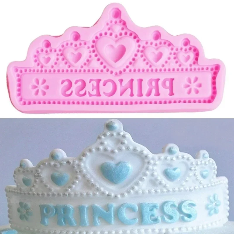 

Princess Crown Silicone Cake Molds Wedding Cake Fondant Cake Decorating Tools Cupcake Chocolate Molds