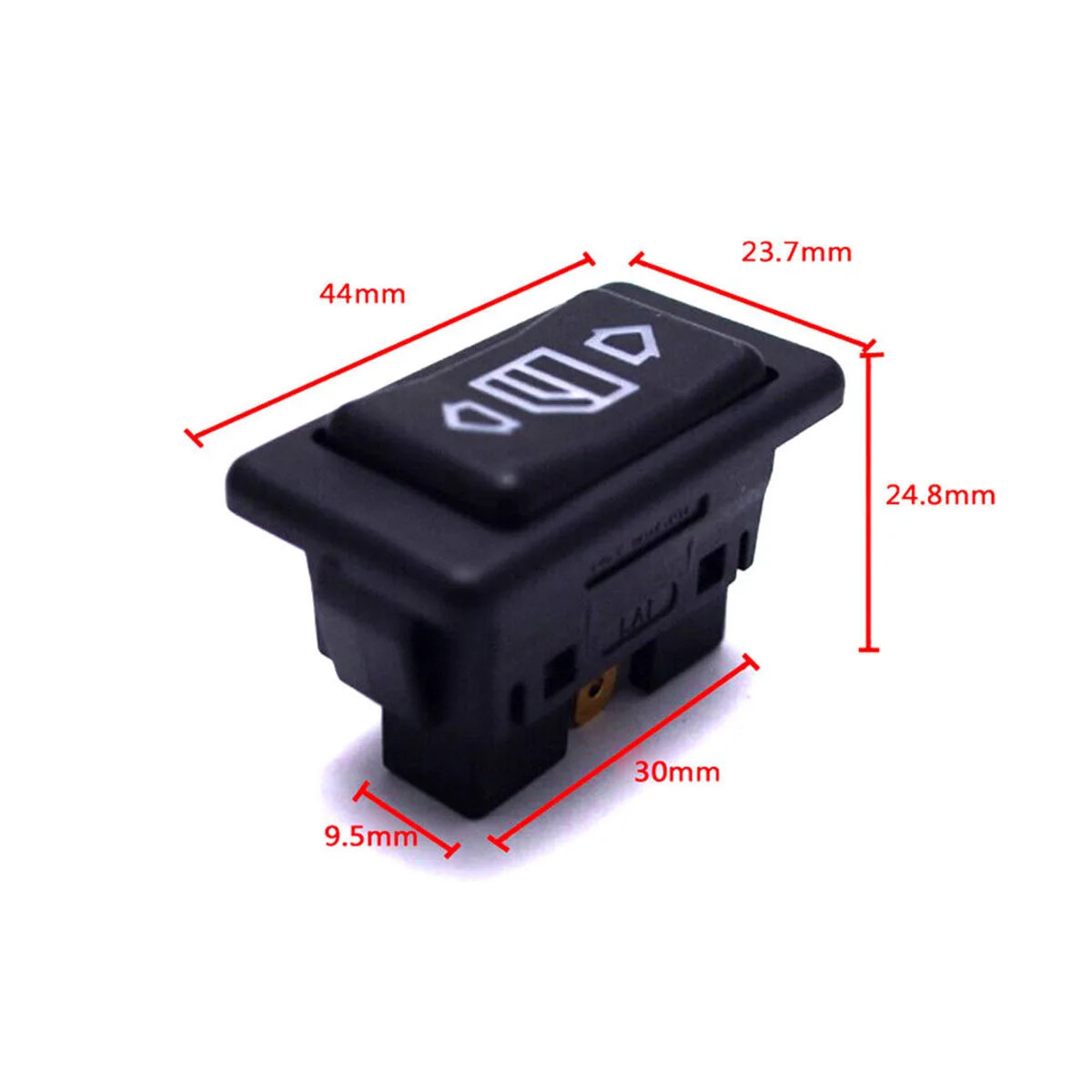 4Pcs 6 Pin Car Button Switch Electric Power Controller Window DC12 24V Kit Auto Universal Car Switch Rocker Accessory 10A ON/OFF