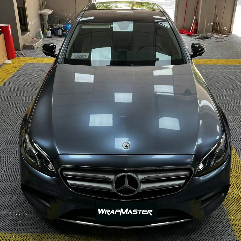 

Wrapmaster PET глянцевая жидкая металлическая пленка Byron Bay Blue для автомобиля, автомобильная виниловая пленка