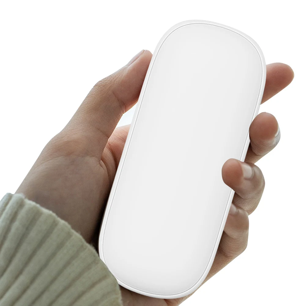 Hand Warmers Rechargeable Electric Hand Warmer 3 Heat Levels with 4800mAh Power Bank Up To 3-12H Warmth Fast Heating Winter Gift