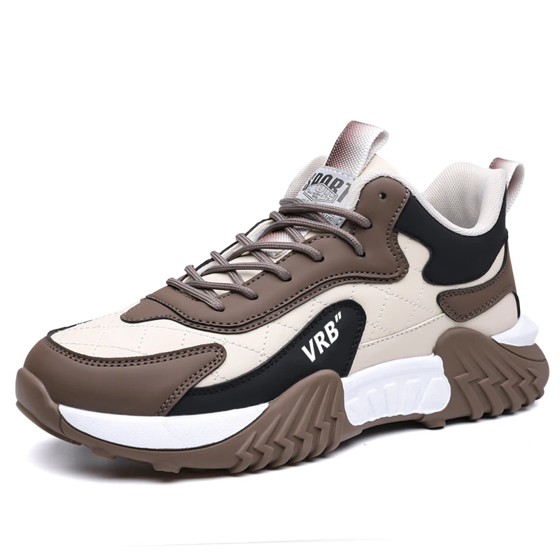 

2025 Platform Sneakers New Trend Men's Vulcanize Shoes Stylish Athletic Shoes for Men Leisure Casual Flats Sports Footwear