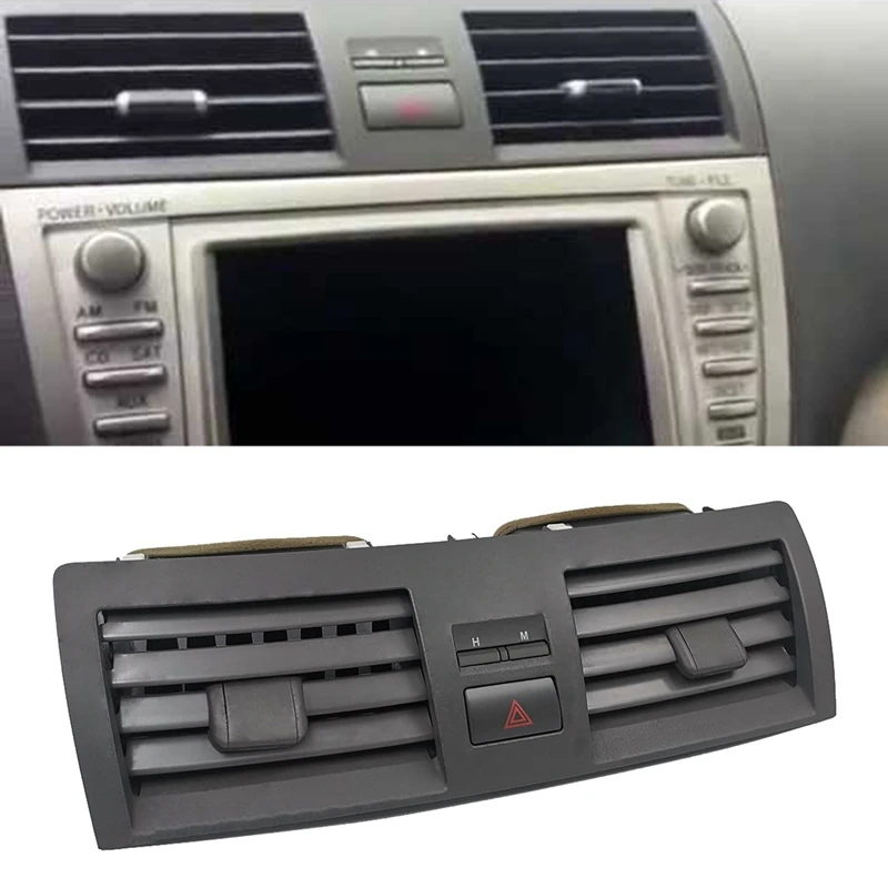 Car Dashboard Central Air Conditioner A/C Vent Grille Assembly For Toyota Camry 2007-2013 U.S. Edition