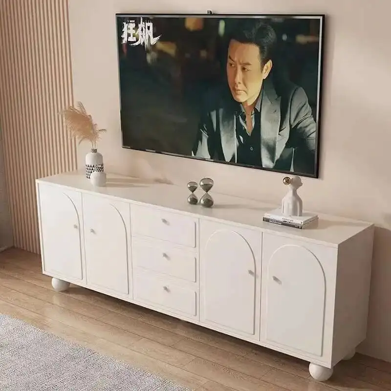 

Luxury Display White Shelf Tv Table Entertainment White Dressers Wood Speaker Tv Stands Universal Muebles Bedroom Furniture