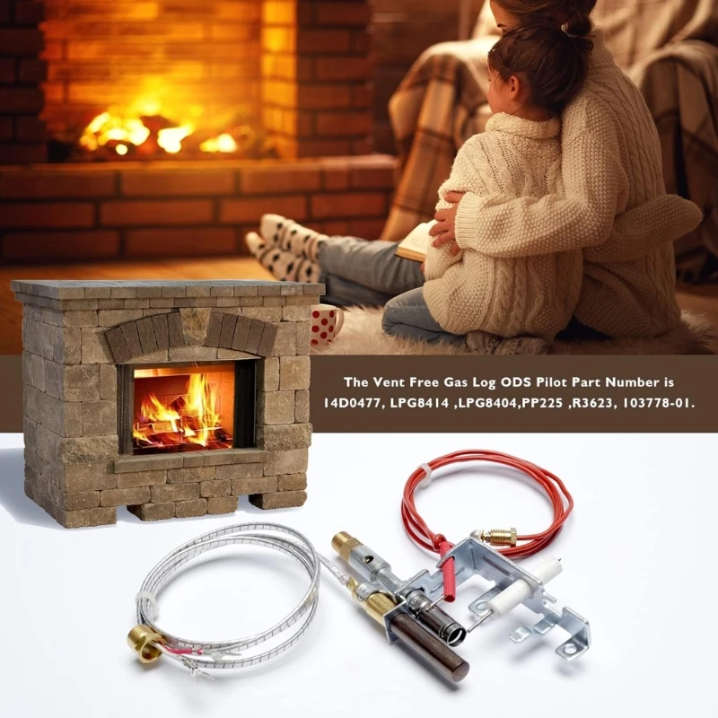 Propane Natural Gas Fireplaces PilotsAssembly Ignitor for Fireplaces PP225 R3623 Dropshipping