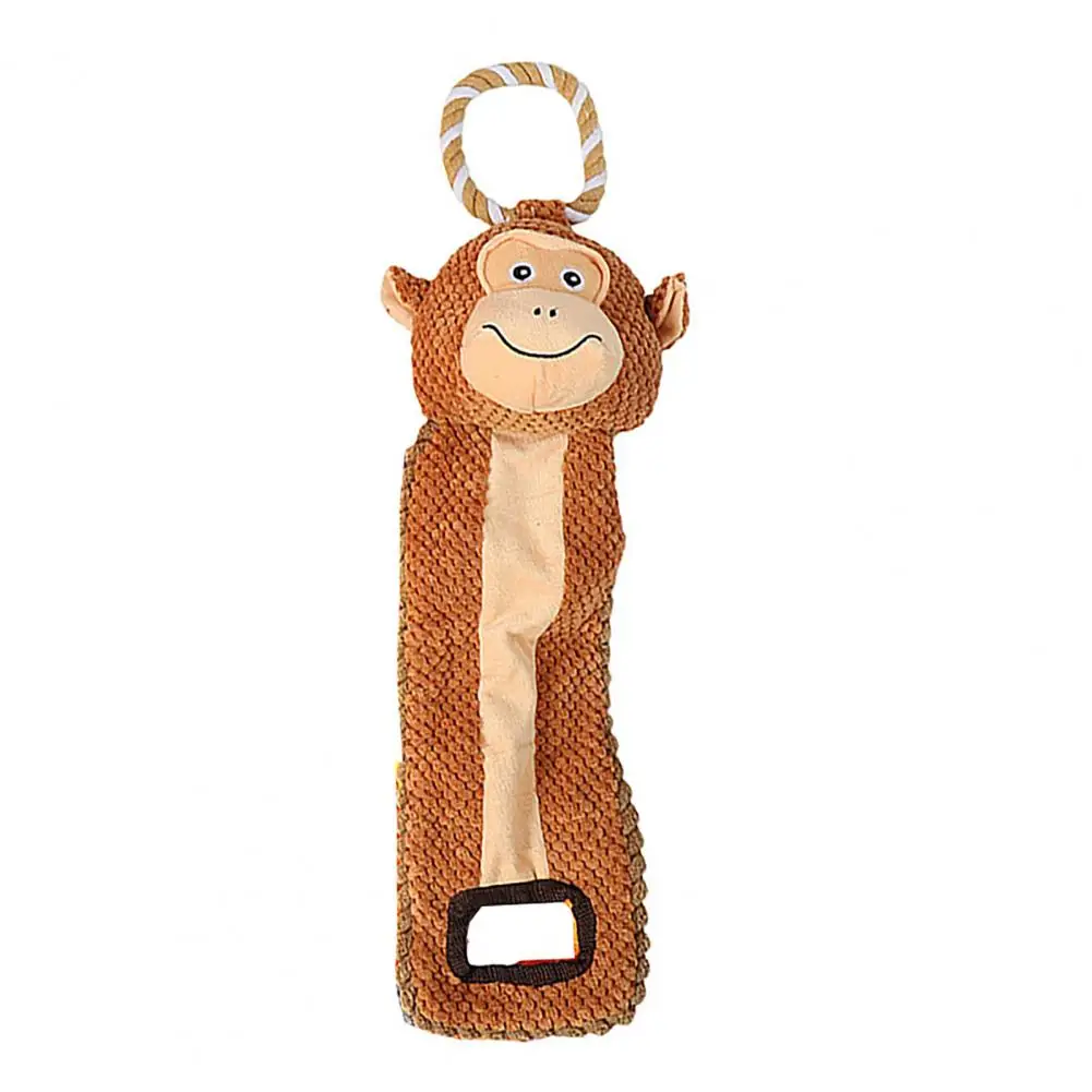 

Pet Interactive Plush Toy,Stuffed Pig Rabbit Monkey Bird shape,Pet Boredom Toy,Squeaky Dog Teething Cleaning Tool