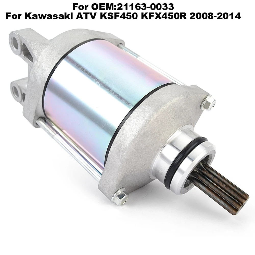 

Motorcycle Starter Motor For Kawasaki ATV KSF450 KFX450R 2008-2014 21163-0033