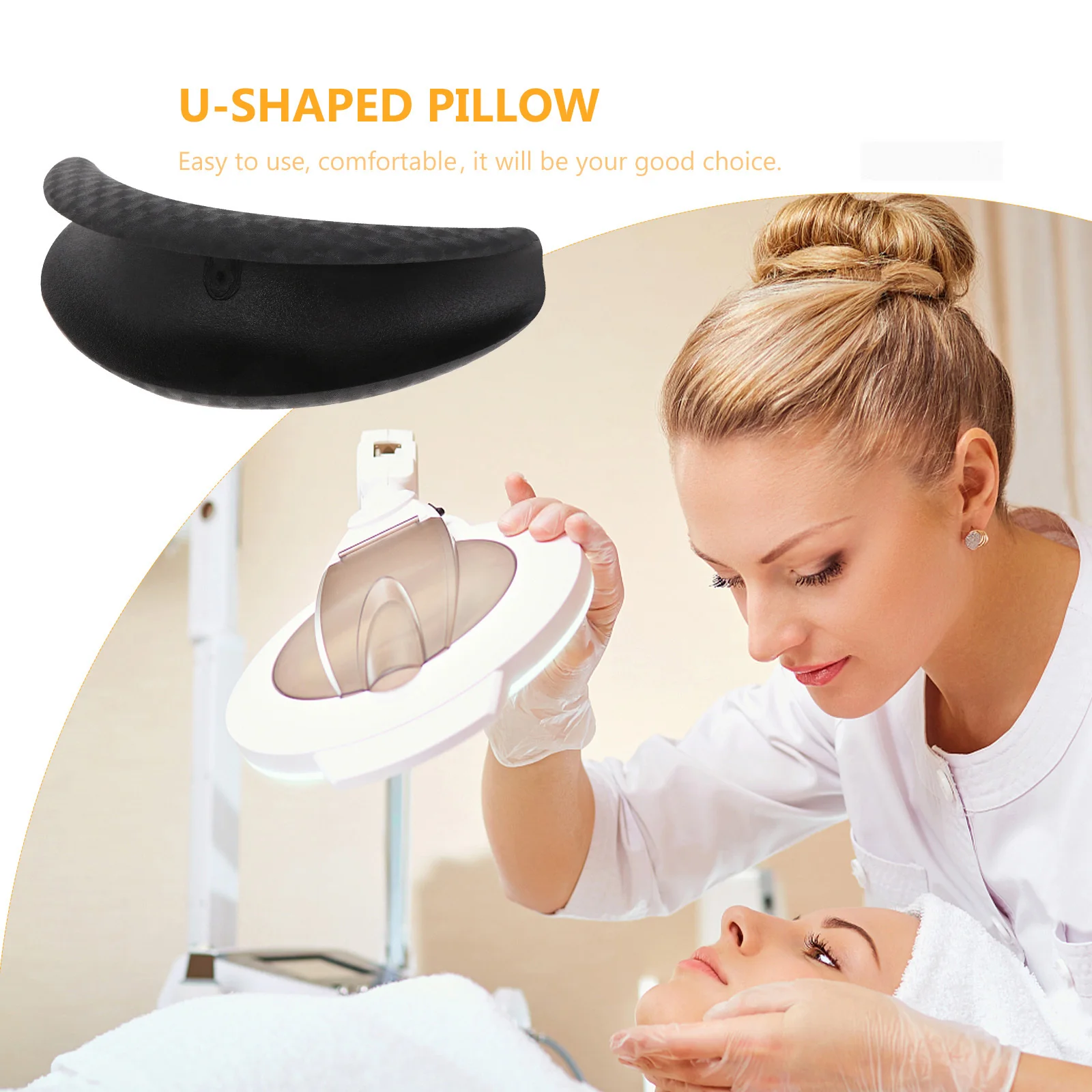

1Pcs Hair U-Shaped PVC Neck Rest Cushion Salon Neck Support Relaxing Shampoo Bowl Pillow for Beauty Salon Equipment