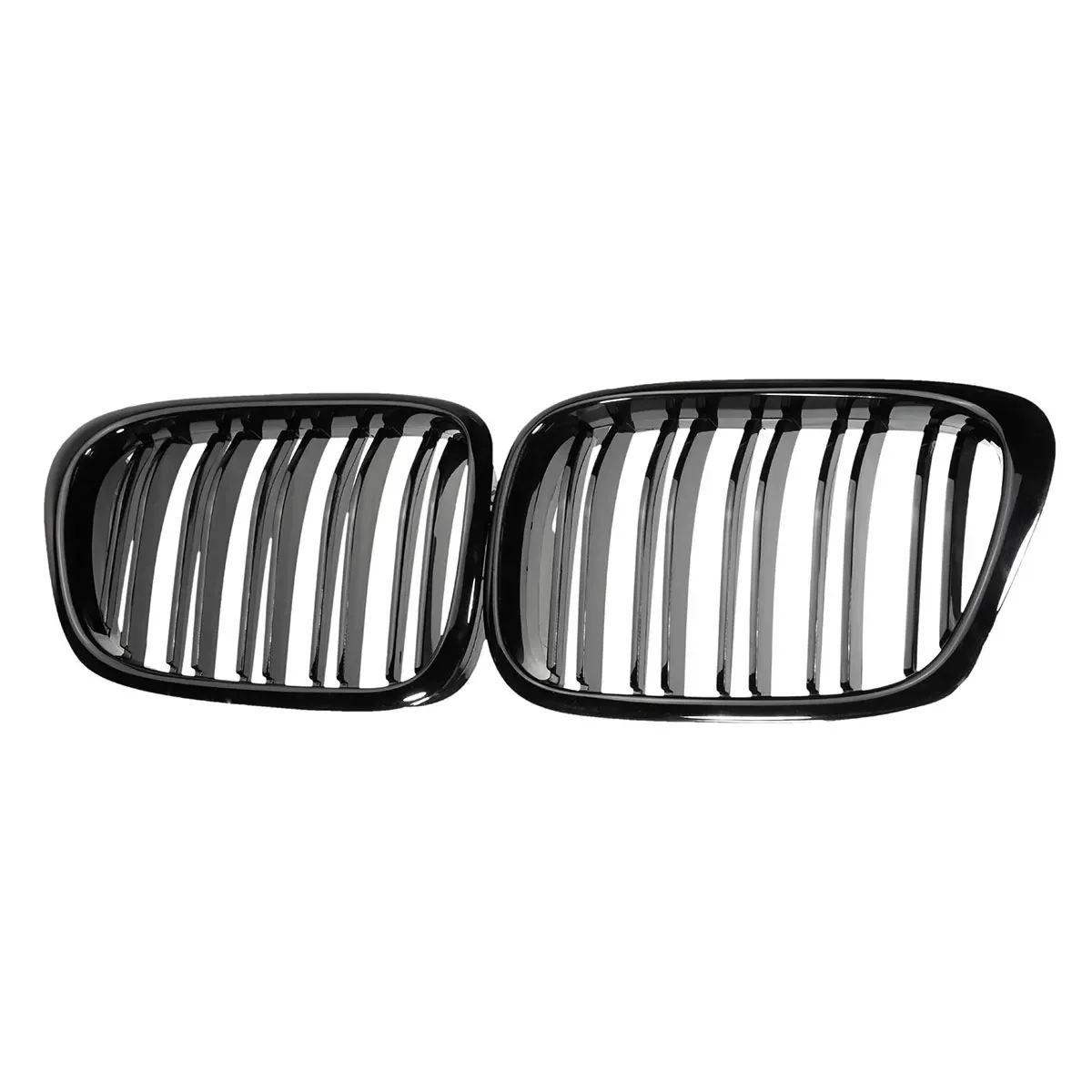 Czarny błyszczący samochód przednia nerka Grill maskownica do BMW E39 5-seria 525i 528i 540i M5 1997-2003 przedni Grill Grille wyścigowe 51137005837