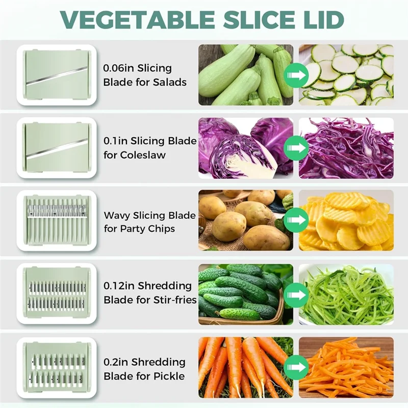 

ABVA-5 Blades Salad Spinner Large Vegetable Fruit Wash Bowl,Lettuce Dryer Pasta Fries Kitchen Colander