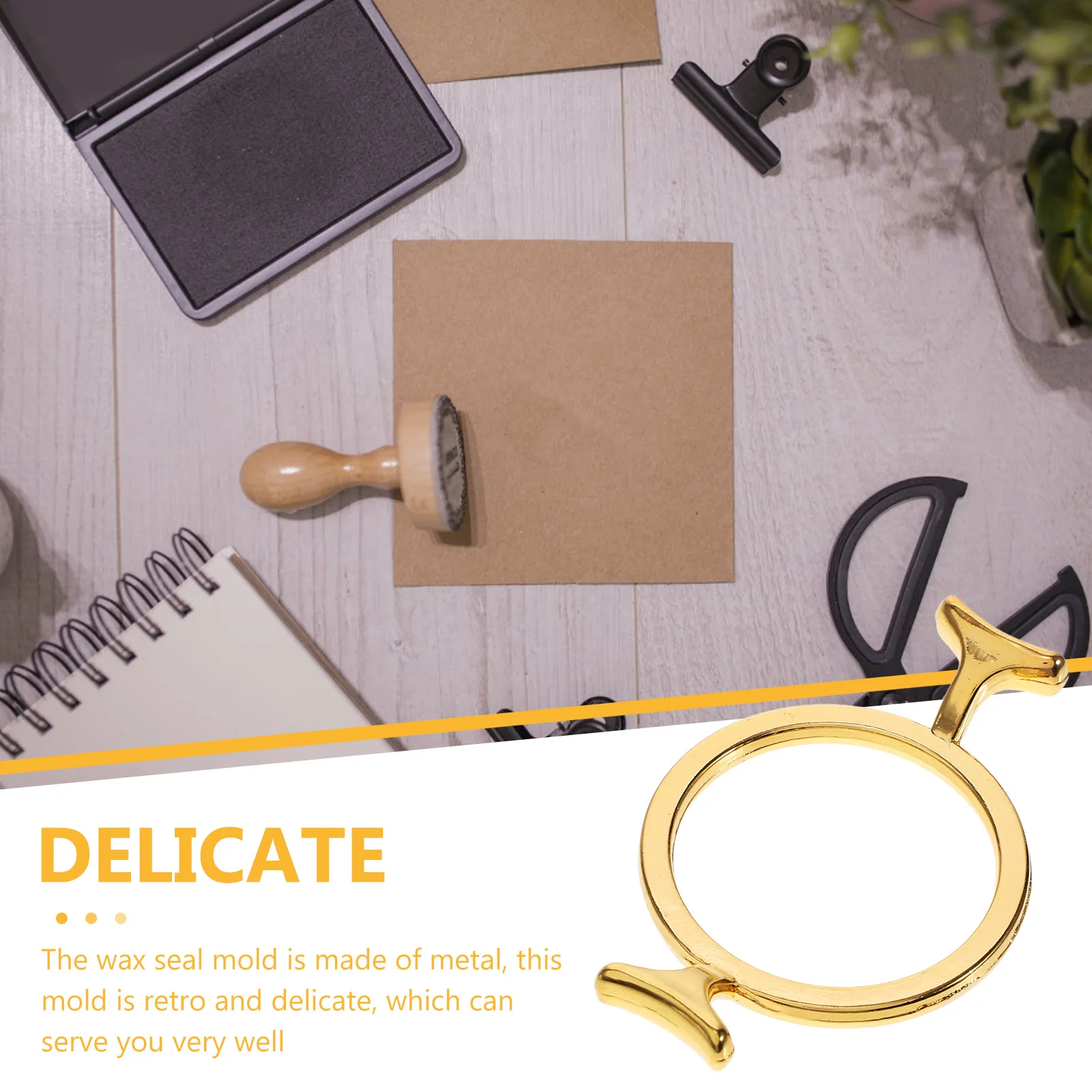 

Wax Seal Stamp Mold Vintage Style DIY Wax Seal Mold for Invitations Wine Packaging Handmade Craft Romantic Atmosphere Decor