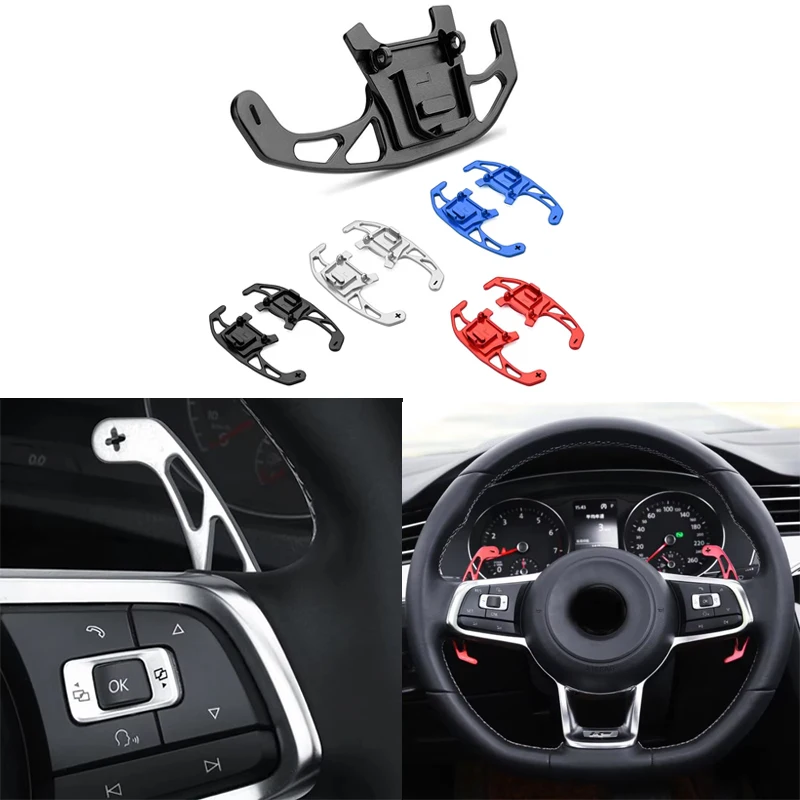 Для VW Golf 7 7,5 GTI MK7 GTE GTD RLINE Volkswagen Polo Scirocco Jetta GLI автомобильное рулевое колесо, наклейка на рычаг переключения передач