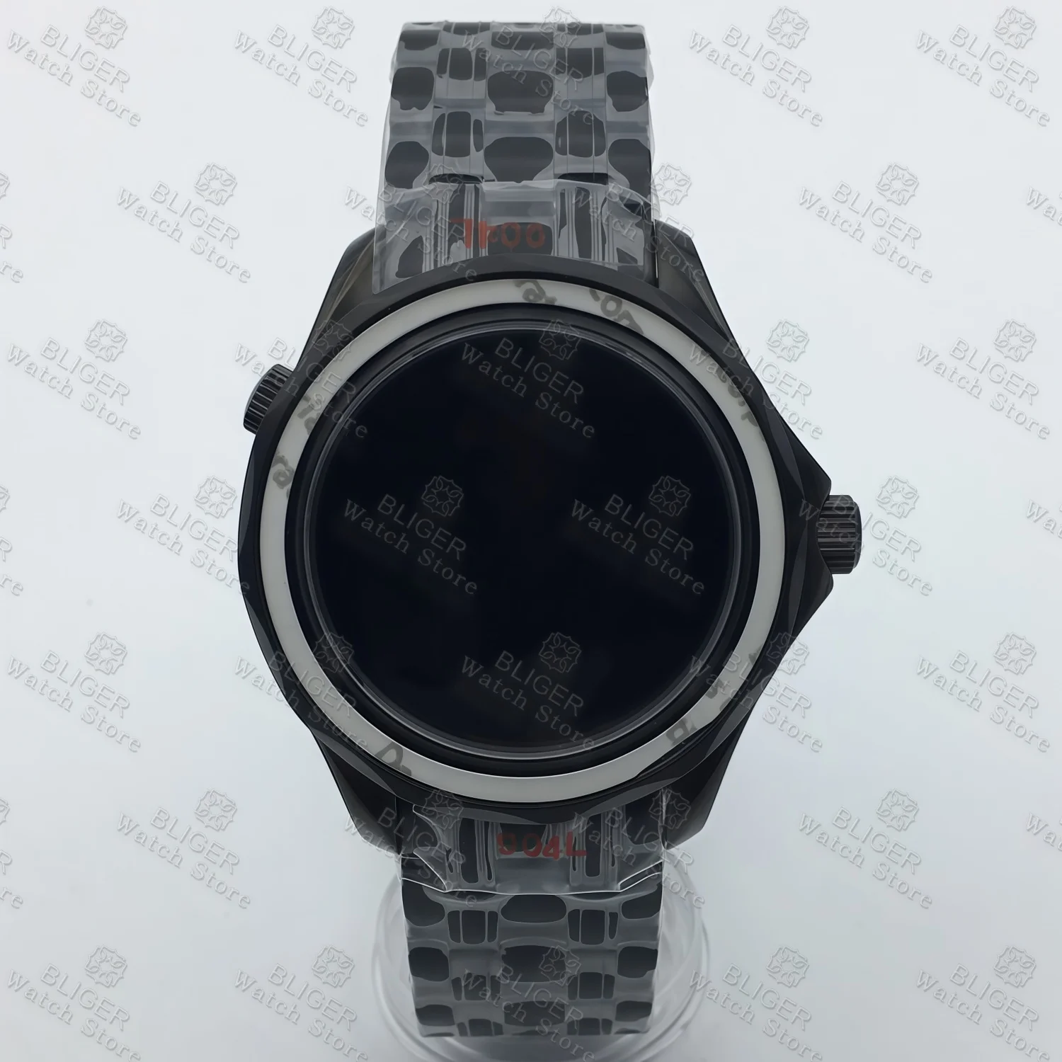 41mm Watch Case and Bracelet Stainless Steel Waterproof For NH35 NH36 NH38 PT5000 ETA2824 Movement Seamaster Watch Accessories - view 2