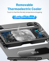 Laptop cooling stand, 360-degree swivel base, carbon steel frame, ultra-quiet and ultra-sturdy, fits up to 16 inches