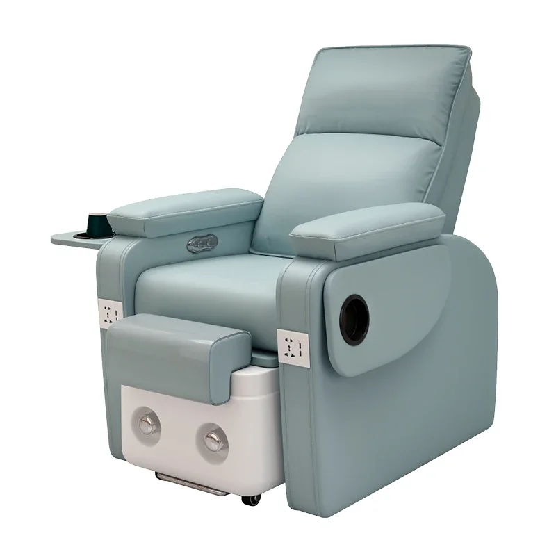Manicure and eyelash sofa, foot chair, embroidered eyebrow and foot chair, multi-functional electric foot massage sofa