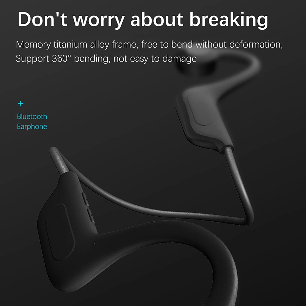 TWS наушники с костной проводимостью, спортивные водонепроницаемые беспроводные Bluetooth наушники для бега с микрофоном, поддержка TF SD-карт BL09/BL13