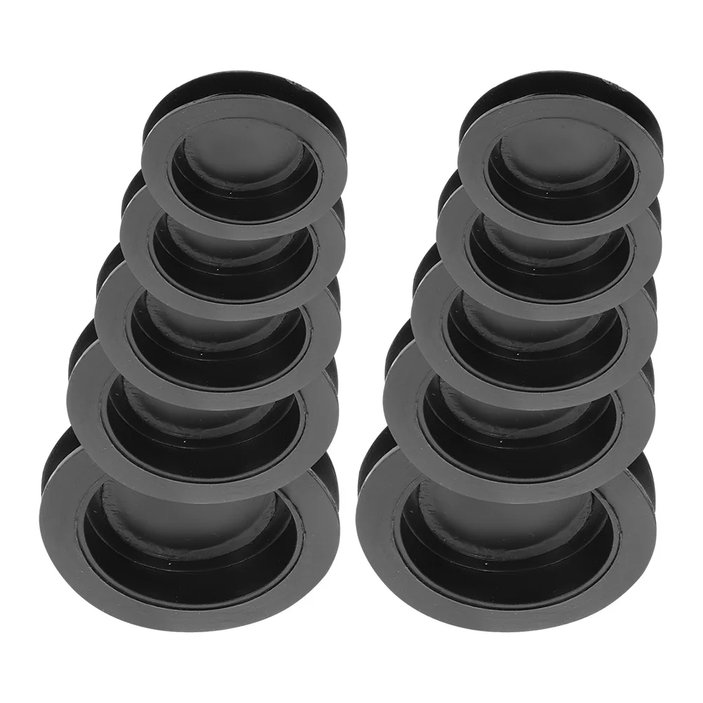 

10 Pcs Round Rubber Stopper Locking Hole Plug Double Layer Stoppers Plugs Replacement