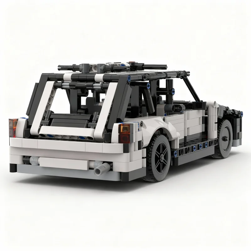 868pcs MOC Touring Wagon Technical Model Building Blocks Construction Toys Christmas Gifts Birthday DIY Assemble Creative Brick
