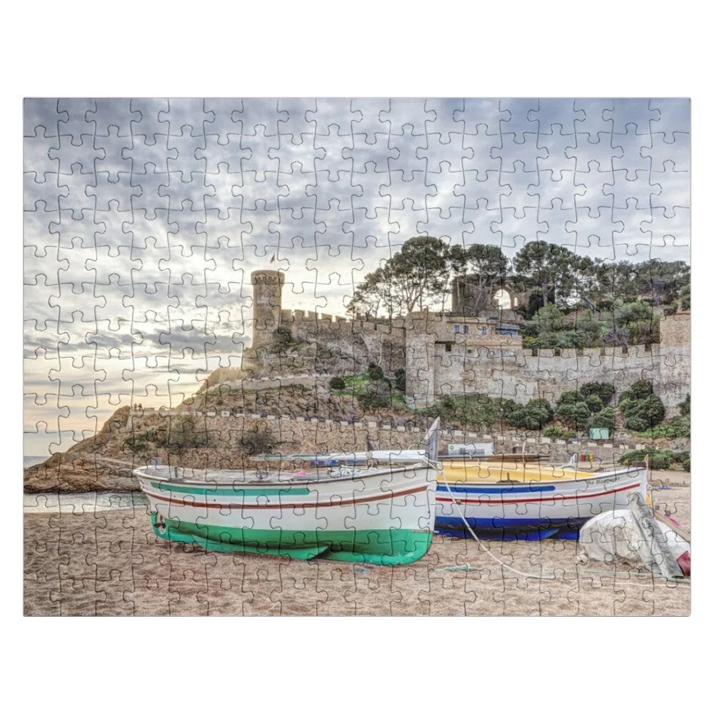 Sunrise on the Beach (Tossa de Mar, Catalonia) Jigsaw Puzzle Personalized Child Gift Wooden Puzzle Adults Wooden Puzzles