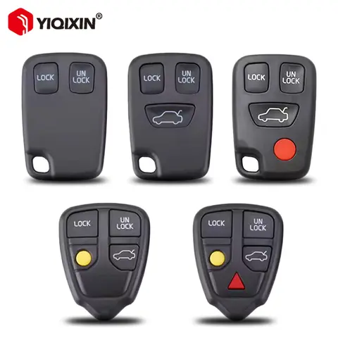 볼보 S40 S60 XC90 XC70 S70 S80 S90 V40 V50 V70 V90 C30 1998 1999 2000 2001 2002 2003용 2/3/4/5 버튼 자동차 키 케이스 쉘
