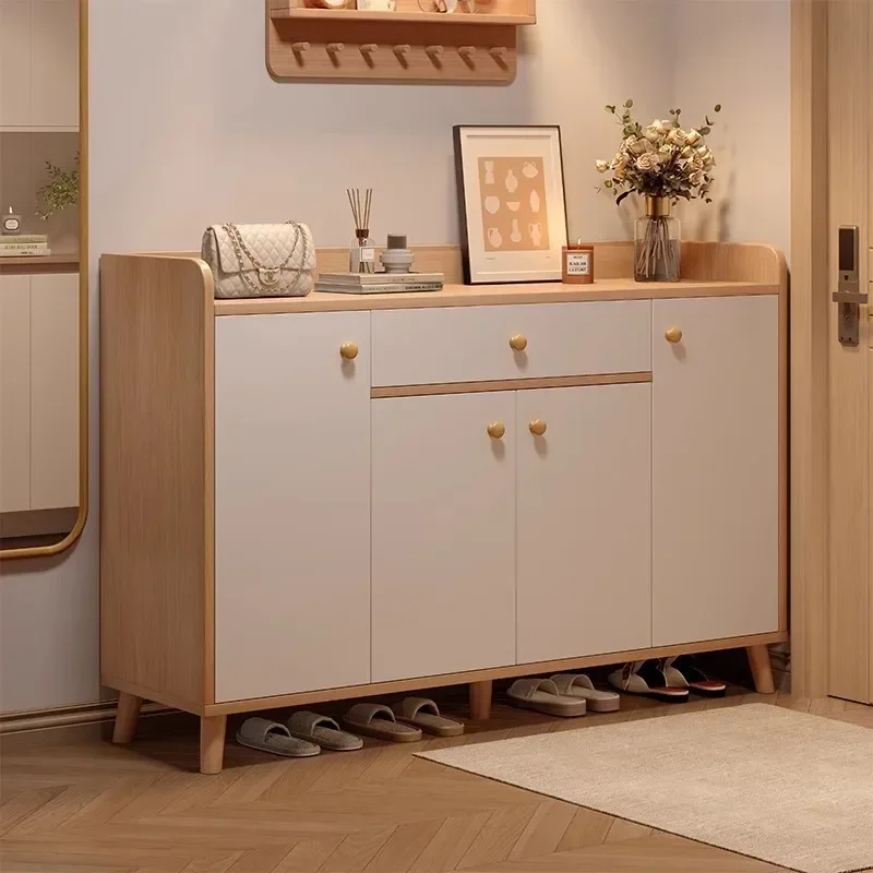 

For Storage Organizer Shoe Cabinet Living Room Space Saving Hidden Bedroom Shoe Shelf Slippers Designer Zapatero Entrance