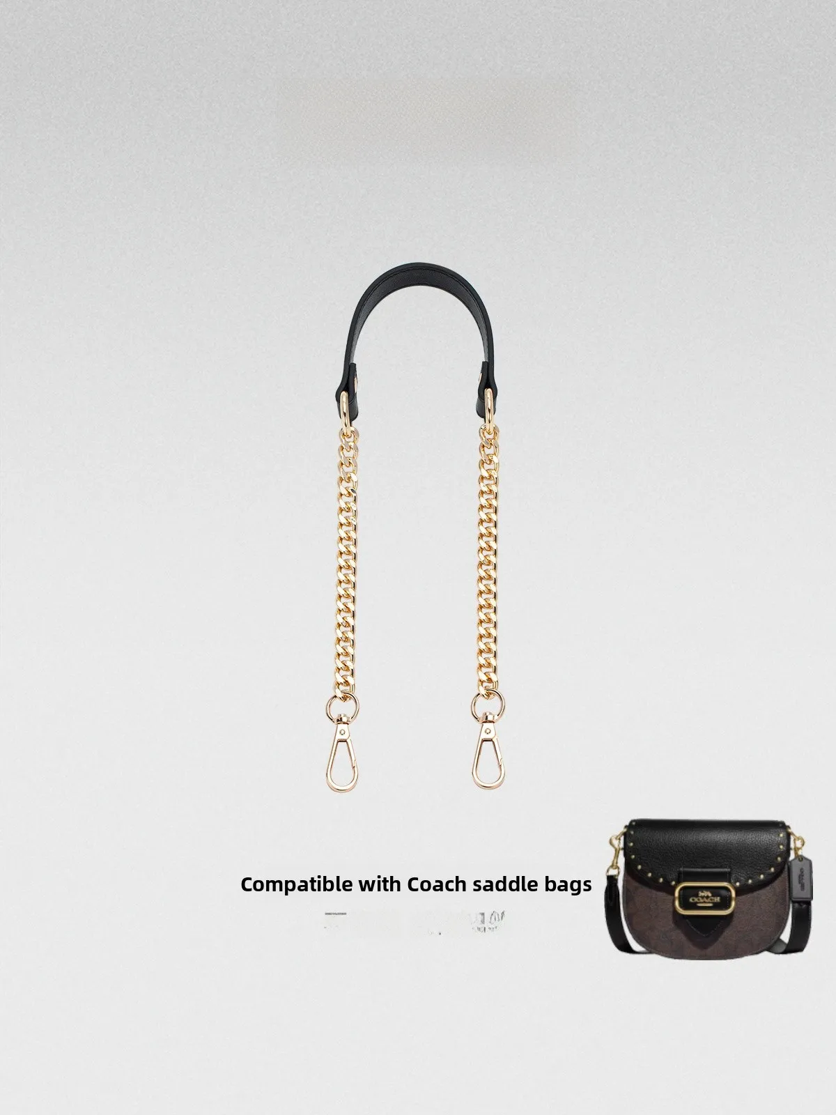 

Saddle Bag Morgan20 Underarm Shoulder Strap Chain Accessory Rectangular Wear Resistant Pure Color Family Storage Bag