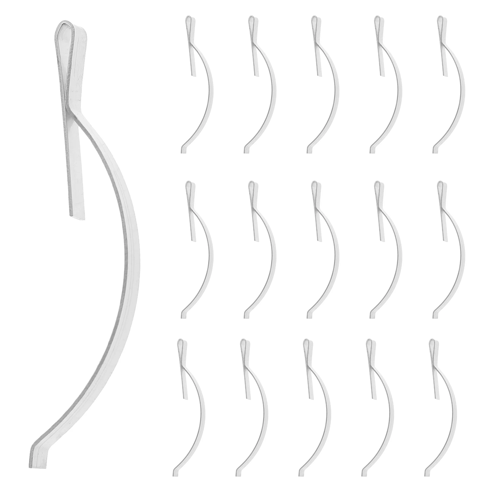 

30pcs Window Screen Clips Stainless Steel Firm Hold Replacement Shrapnel Versatile Frames Easy Installation Comfortable