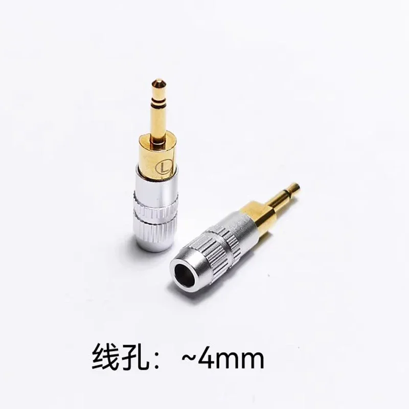 HD700 earphone upgrade cable pin plug upgrade cable diy2.5 two-stage mono connector plug pin