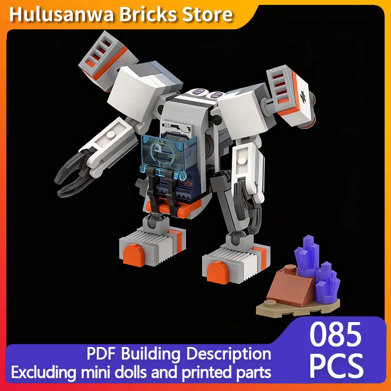 

Space Survey Mech Model MOC Building Bricks War Equipment Modular Technology Gifts Holiday Assemble Children Toys Suit