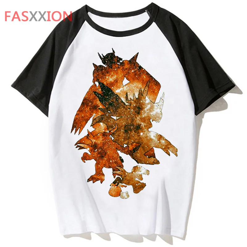 digimon t shirt top tee hop male hip harajuku men funny streetwear for clothing t-shirt tshirt