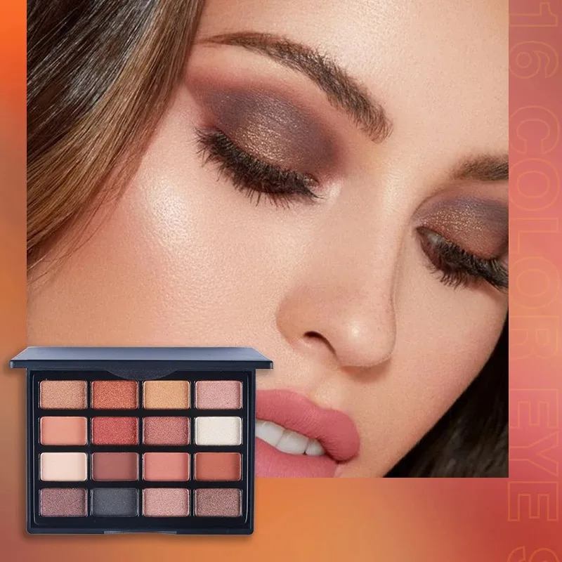 POPFEEL Nude Eyeshadow Palette - Matte and Shimmer Makeup, ombretto cremoso altamente pigmentato in polvere, crea un aspetto neutro degli occhi